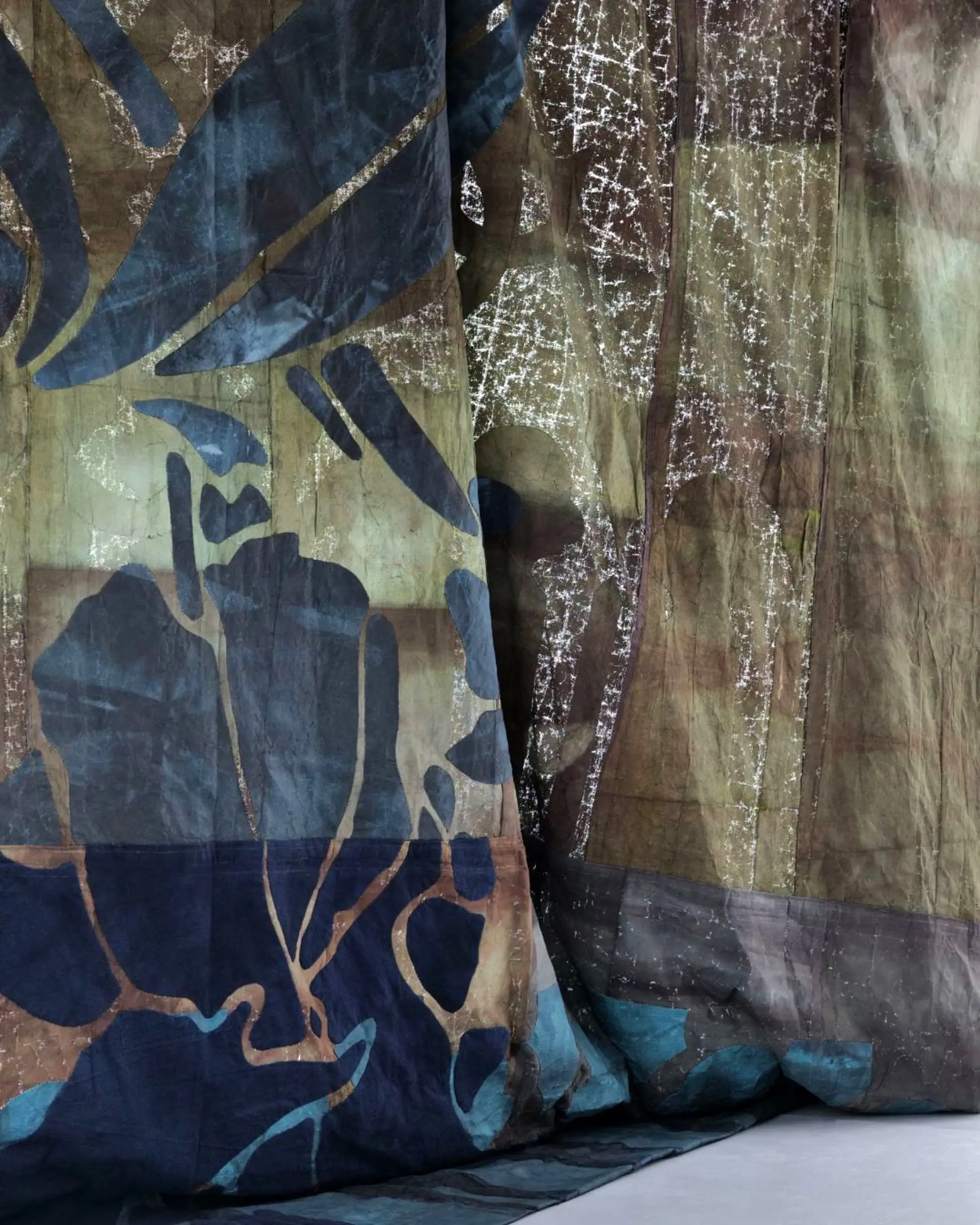 Nour Jaouda, 'Matters of Time', 2025. Installation view featuring 'The Iris Grows on Both Sides of the Fence', 2025 at Spike Island, Bristol. Courtesy of the artist