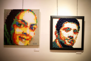 افتتاحیه نمایشگاه پرتره 100 چهره ورزشی ایران در کاخ سعدآباد