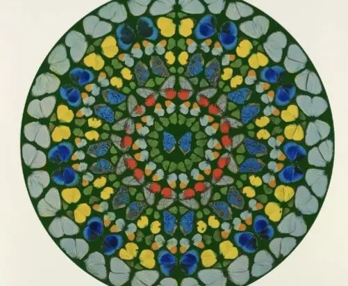Damien Hirst in collection of Lateefa bint Maktoum/ Tashkeel showcases the at FN Designs