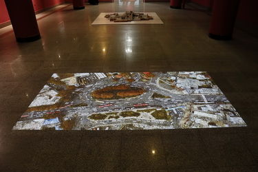 آثار چیدمان دهمین جشنواره تجسمی فجر در موسسه فرهنگی هنری صبا