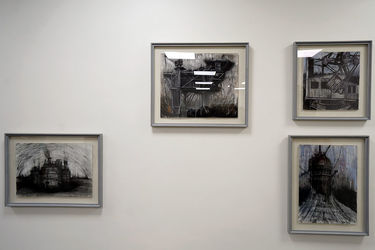 دومین نمایشگاه "سه در سه" در گالری اُ