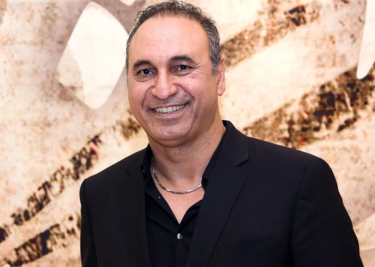 عکس جالب حمید فرخ‌نژاد در کنار فرعون