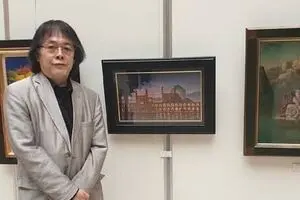 Japanese artist Jun Matsubara shows his interest in Iran on canvas 