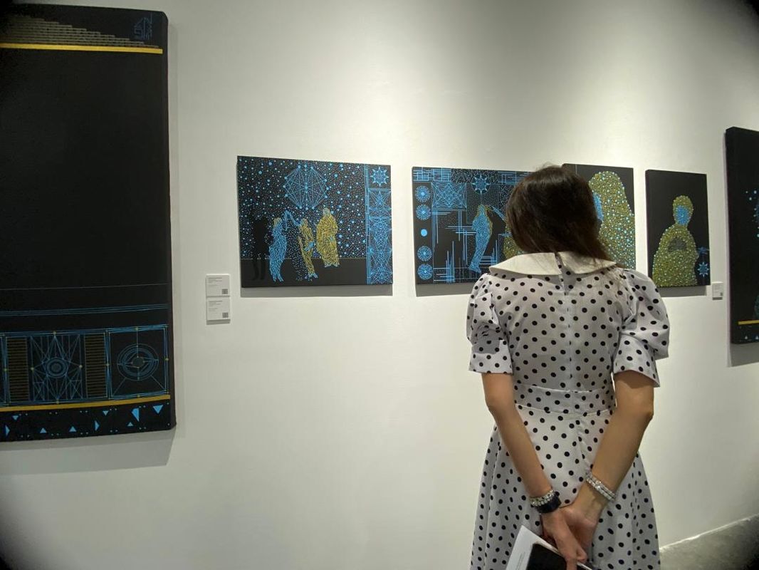 Kaikhan Salakhov’s exhibition 'The Cosmic Renaissance' at Firetti Contemporary