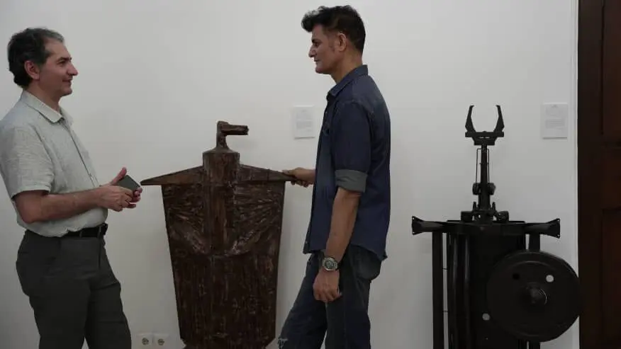 محمد محمدزاده تیتکانلو با مرکز اقتصاد هنر فاطر ( گالری ماهر ) در باغ موزه نگارستان