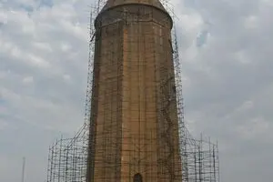 بلندترین برج آجری جهان/ عکس