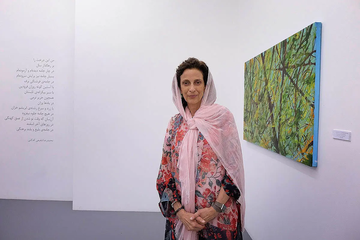 نمایشگاه آثار پریناز علیش در گالری اعتماد باغ نگارستان