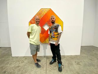 نیما نبوی و جیسون سیف در The Third Line Gallery دبی | Nima  Nabavi and Jason Seife at The Third Line Gallery