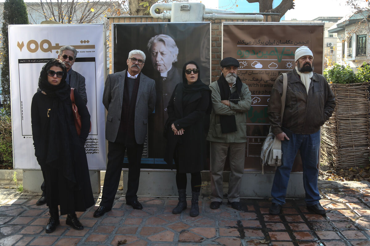 تشییع پیکر احمدرضا دالوند در خانه هنرمندان