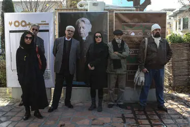 تشییع پیکر احمدرضا دالوند در خانه هنرمندان