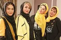 تیپ دهه شصتی شبنم قلی‌خانی، مارال، سیما و نگین/ فیلم