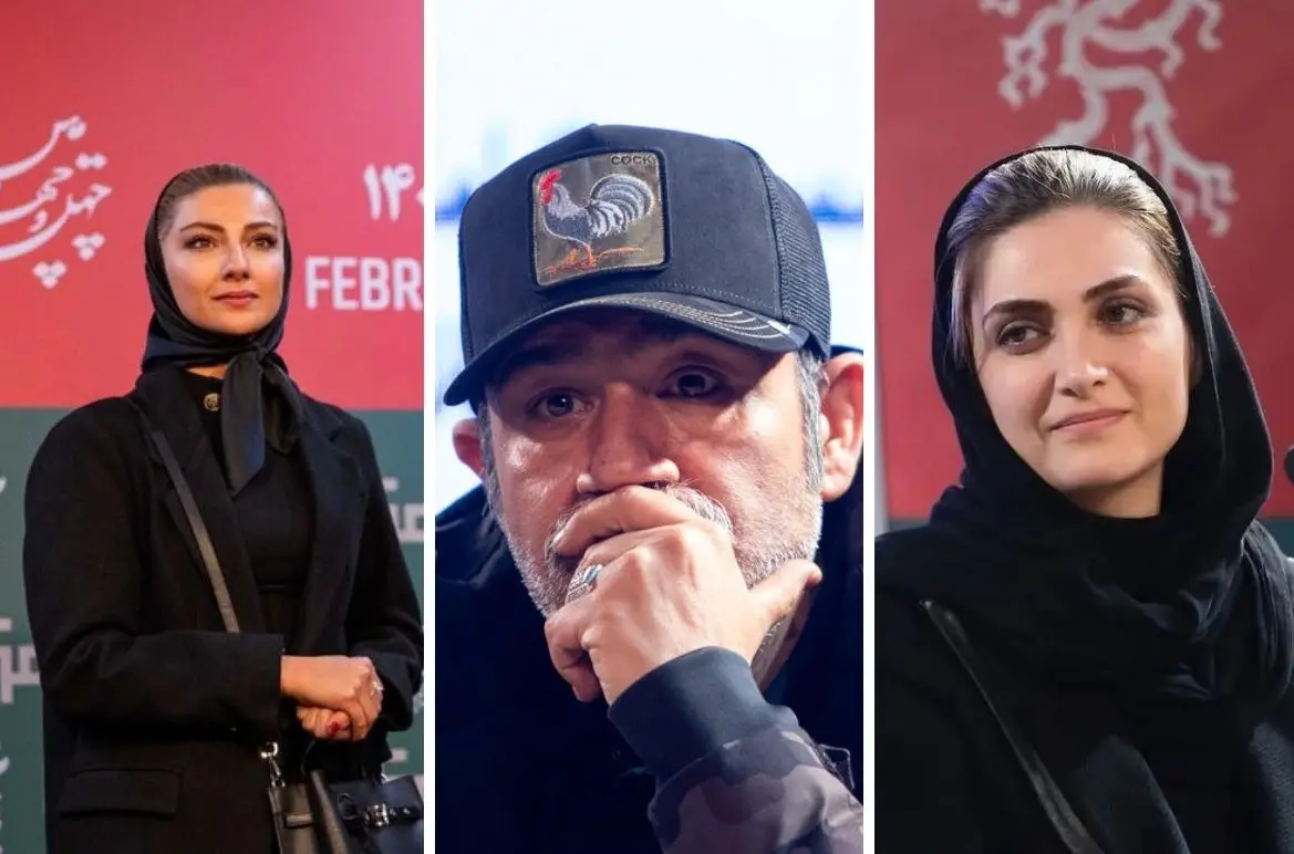 عکس‌های سلبریتی‌ها در جشنواره فیلم فجر ۱۴۰۴ / از الناز ملک و مهران غفوریان تا محیا دهقانی و محمدحسین مهدویان