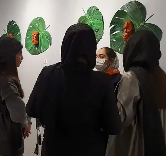 مجسمه های نصرالله رادش در گالری علی ها