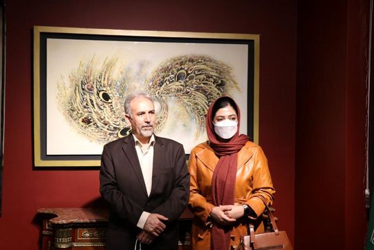 جعفر علی سروی همپا و آشوب ۹ در گالری ترانه باران