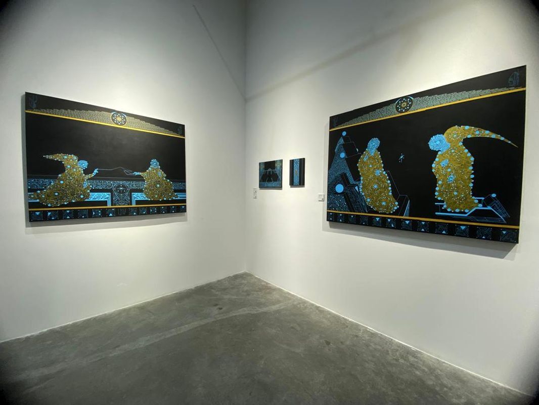 Kaikhan Salakhov’s exhibition 'The Cosmic Renaissance' at Firetti Contemporary