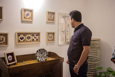 نمایشگاه آثار نقاشی و سرامیک چیبا میاماتو در خانه سرامیک فرزانه