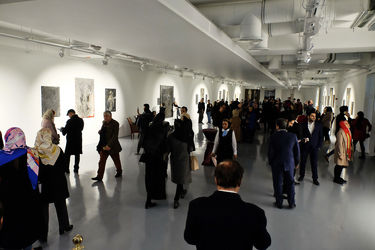 نمایشگاه آثار مصطفی دمیرچی در گالری هتل اسپیناس پالاس