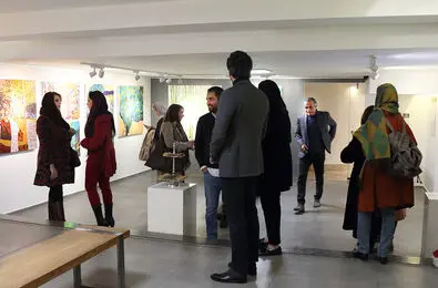 ببینید: درختان خاص رضا بیگناه در گالری مژده