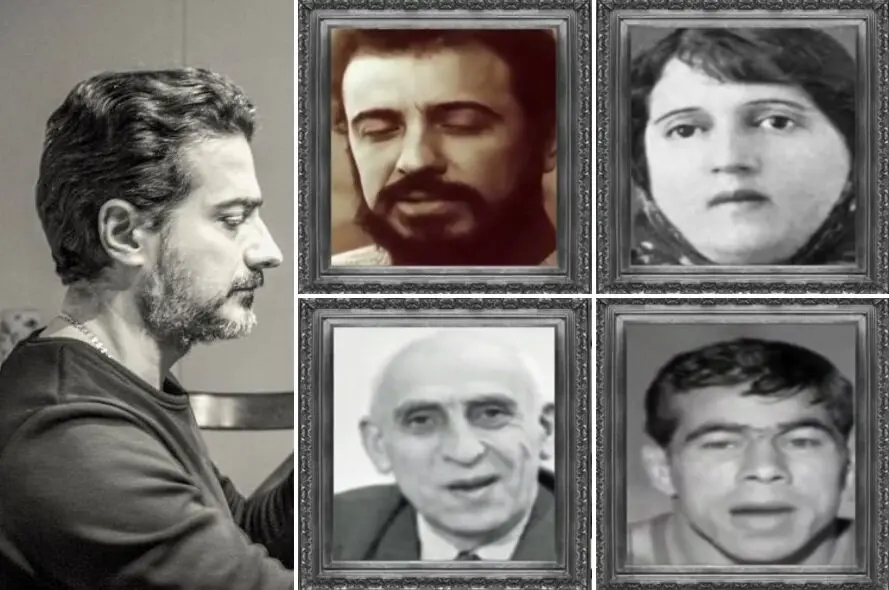 فیلم: لب‌خوانی بزرگان با "ایران من" همایون شجریان/ از تختی و ستارخان تا مصدق و علی حاتمی