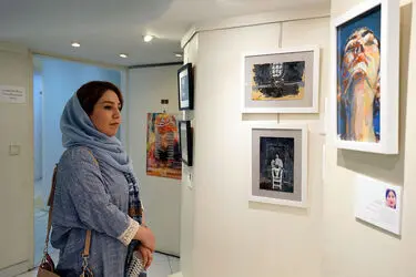 نمایشگاه گروهی نقاشی با ارائه آثاری از بیست هنرمند معاصر در نگارخانه آتشزاد