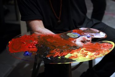 اجرای زنده نقاشی در گالری ثالث با همراهی رنگ وستا