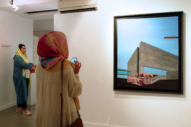 نمایشگاه نقاشی های سارای قاضی اسدالهی در گالری ویستا