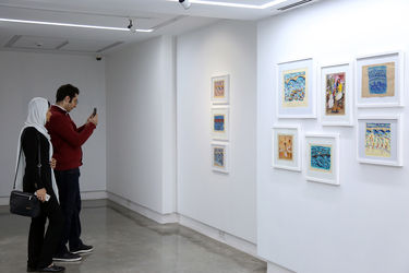 نمایشگاه نقاشی های اکبر نیکان‌پور در گالری ثالث