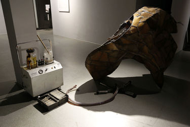 افتتاحیه نمایشگاه آثار ناصر گیو قصاب در گالری آ