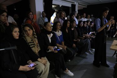 Live Painting Performance at Saless Gallery in Tehran with Vesta Color Support