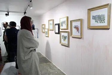نمایشگاه آثار دو و سه‌بعدی شقایق عربی و فریدون آو در گالری دستان دو