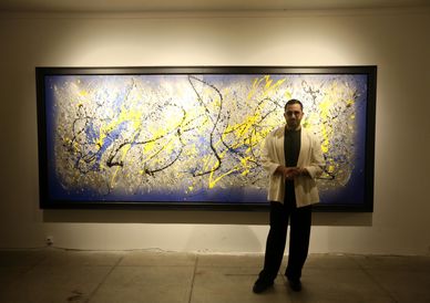 Figo Birjandian's successful exhibition at Ariana Art Gallery; all works sold