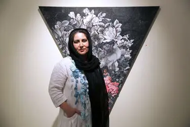 نمایشگاه سرمه عرب در گالری ویستا 