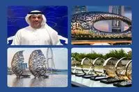 مطر بن لاحج با هنر خود موزه آینده و قصر الوطن را زیباتر کرد/ عکس ها