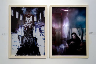 افتتاحیه‌ نمایشگاه نقاشی‌های حسین ژیان در گالری شیرین