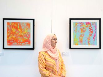 A spectacular exhibition with the works of established and emerging Emirati artists