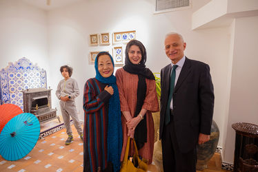 نمایشگاه آثار نقاشی و سرامیک چیبا میاماتو در خانه سرامیک فرزانه