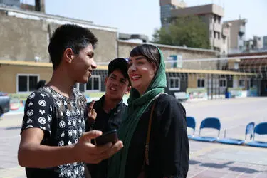 زدن زنگ مدرسه کودکان کار توسط هانیه توسلی