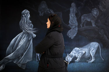 افتتاحیه نمایشگاه گروهی حجم و نقاشی با عوان "ذهن و احساس" در گالری پردیس ملت