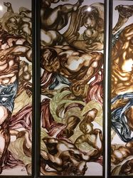 نمایشگاه نقاشی­‌ ژاله طالب ­‌پور با عنوان « کشتار بی­گناهان» در گالری ایرانشهر 