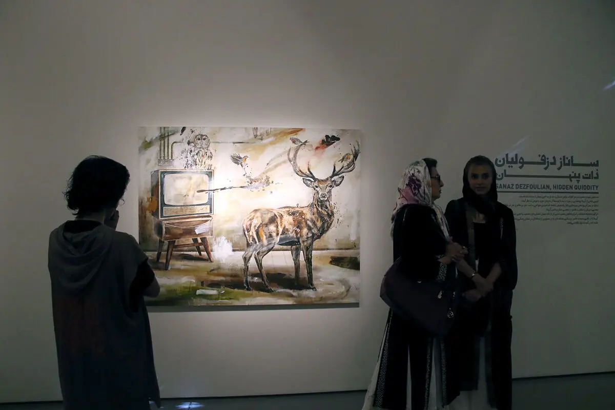 نمایشگاه نقاشی ساناز دزفولیان در گالری طراحان آزاد