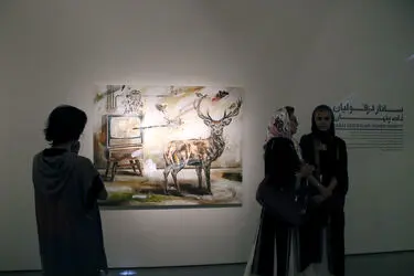 نمایشگاه نقاشی ساناز دزفولیان در گالری طراحان آزاد