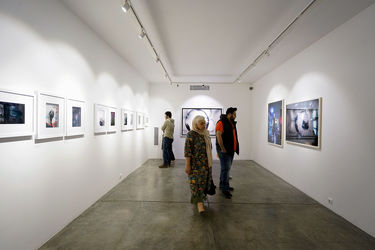 افتتاحیه‌ نمایشگاه نقاشی‌های حسین ژیان در گالری شیرین