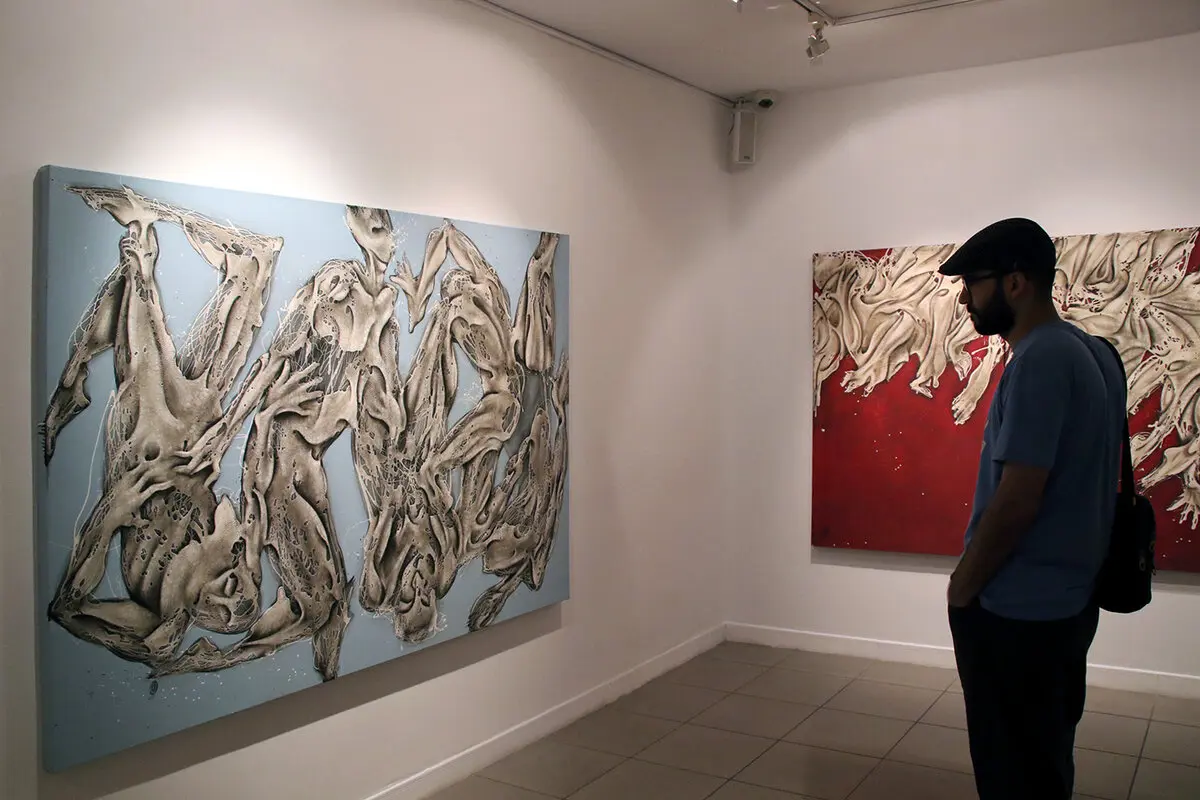 Vista Gallery Hosting Erfan Shahyad Painting Exhibition
