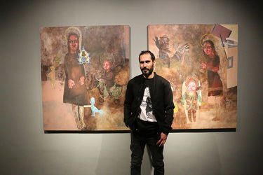 نمایشگاه نقاشی سید محمد مساوات در گالری محسن