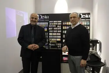 Vesta Color at the first Tehran Art Fair