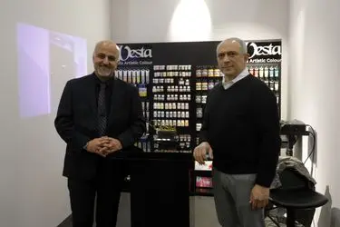 Vesta Color at the first Tehran Art Fair