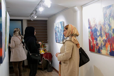 نمایشگاه نقاشی عاطفه بخشایش در گالری بهارک