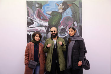 افتتاحیه نمایشگاه آثار رامتین زاد در گالری اعتماد