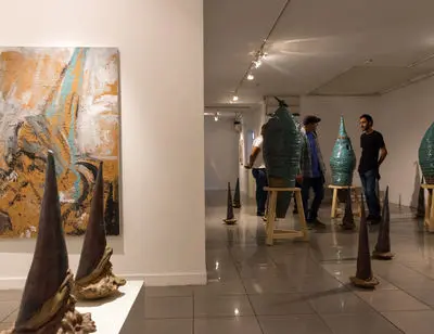 ببینید: آثار حجم و چیدمان علی اعتبار در گالری ویستا