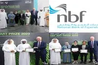 National Bank of Fujairah,NBF, and 13 Winners Artists in Firetti Contemporary